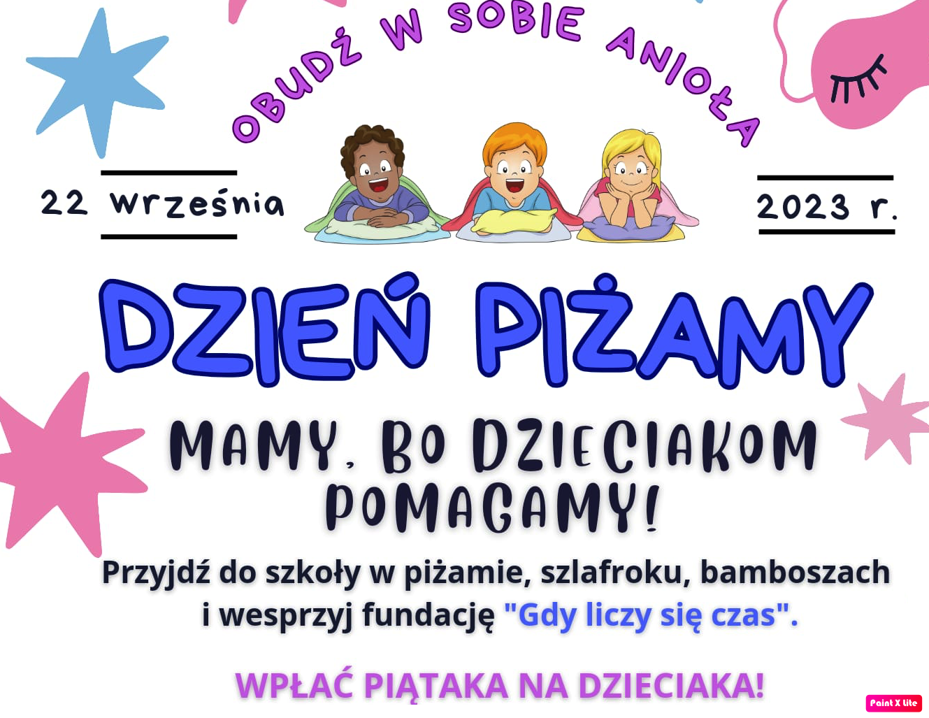 Dzień Piżamy w Naszej Szkole